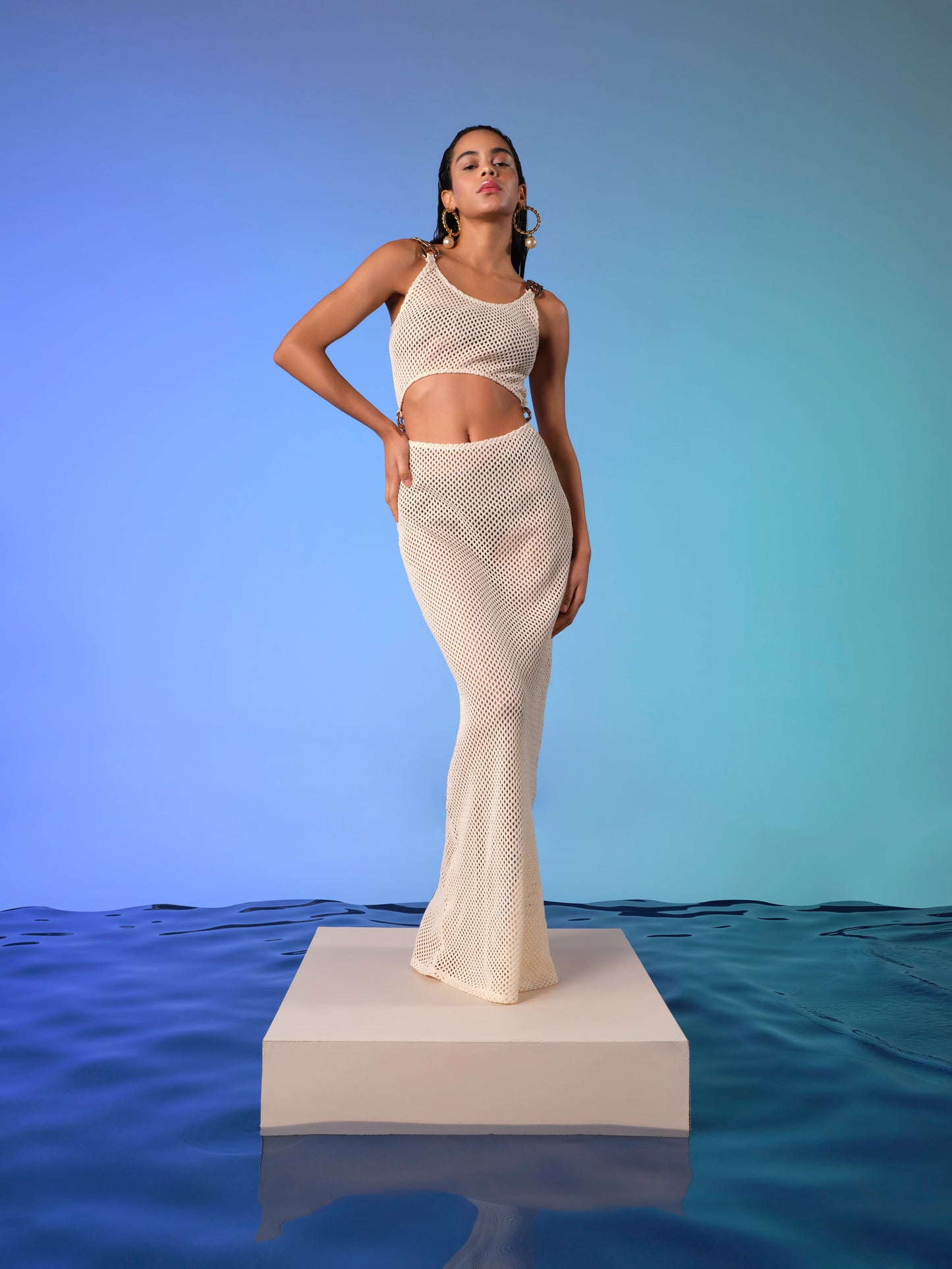 Vestido Xiomy - Crudo